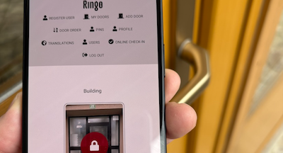 Ringo open doors remotely